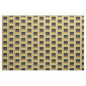 Melbourne Australia CBD Lights over Queen's Bridge Stof (Yard (91,4 cm))