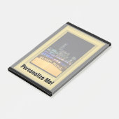 Melbourne Australia CBD Night Lights Post-it® Notes (Schuin)