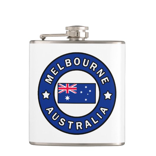 Melbourne Australia Heupfles (Voorkant)