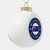 Melbourne Australia Keramische Bal Ornament (Links)