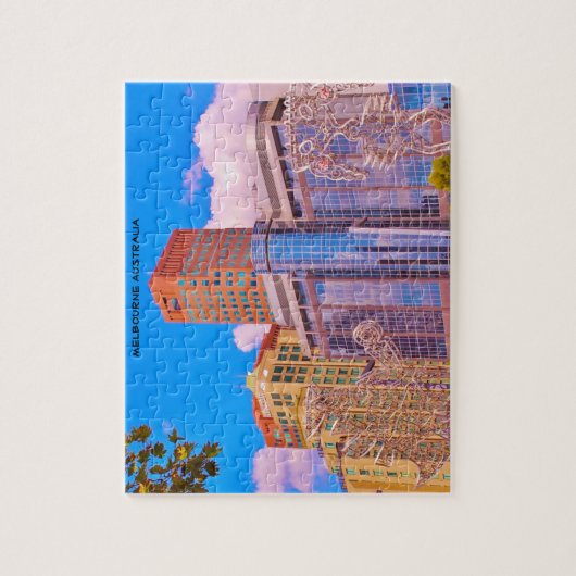 Melbourne Australia Legpuzzel (Verticaal)