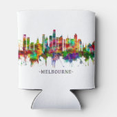 Melbourne Australia Skyline Blikjeskoeler (Achterkant)