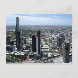 Melbourne Australia skyline Briefkaart