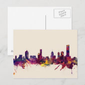 Melbourne Australia Skyline Briefkaart (Voorkant / Achterkant)