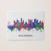 Melbourne Australia Skyline Legpuzzel (Horizontaal)
