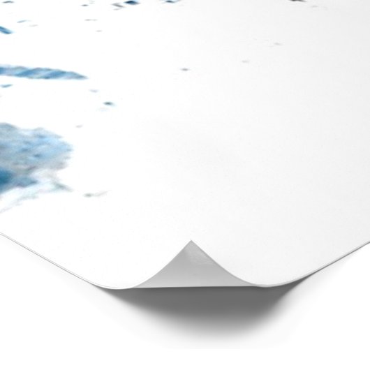 Melbourne Australia Skyline Poster (Hoek)