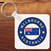 Melbourne Australia Sleutelhanger (Voorkant)