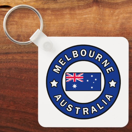 Melbourne Australia Sleutelhanger (Voorkant)