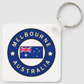 Melbourne Australia Sleutelhanger (Achterkant)