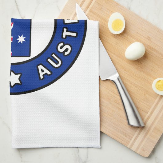 Melbourne Australia Theedoek (Quarter Fold)