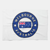 Melbourne Australia Theedoek (Horizontaal)