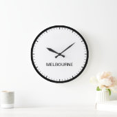 Melbourne Australia Time Zone Newsroom Style Clock Grote Klok (Huis)