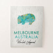 Melbourne Australia Wombat Legpuzzel (Verticaal)