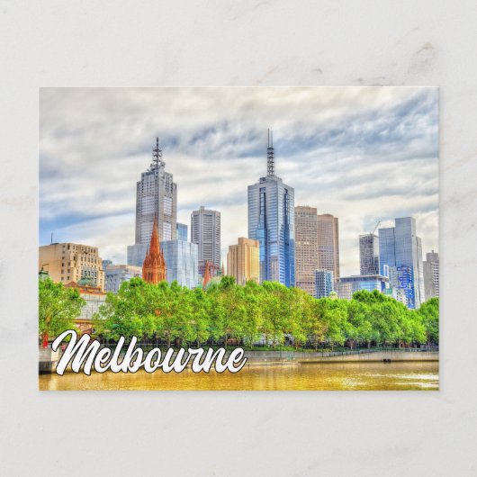 Melbourne, Australië Briefkaart (Voorkant)