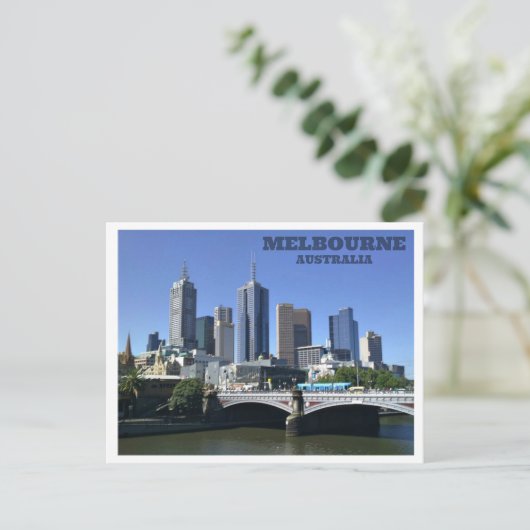 Melbourne - Australië Briefkaart (Staand voorkant)