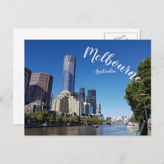 Melbourne - Australië Briefkaart (Voorkant / Achterkant)