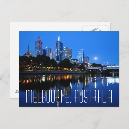Melbourne, Australië Briefkaart (Voorkant / Achterkant)