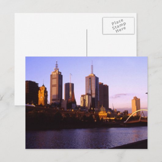 Melbourne - Australië Briefkaart (Voorkant / Achterkant)