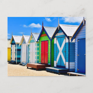 Melbourne, Australië, Brighton Beach, Briefkaart