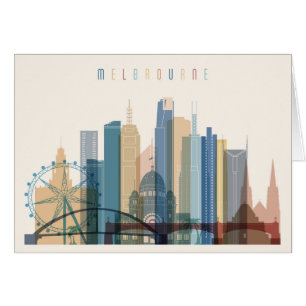 Melbourne, Australië   City Skyline