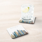 Melbourne, Australië | City Skyline Drankjes Onderzetter (Rechterzijde)