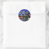 Melbourne, Australië Pride Ronde Sticker (Tas)