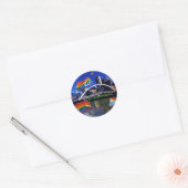 Melbourne, Australië Pride Ronde Sticker (Envelop)