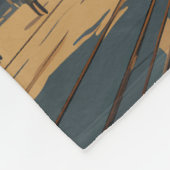 Melbourne Australië Reizen Kunst Vintage Fleece Deken (Hoek)