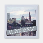 Melbourne Australië Reizen Souvenir Koelkast Magne Magneet (Voorkant)