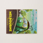 Melbourne Australië Tram Legpuzzel (Horizontaal)