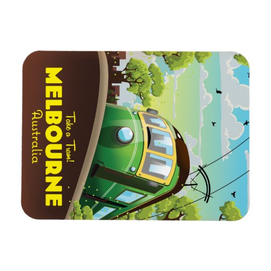 Melbourne Australië Tram Magneet (Horizontaal)