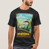 Melbourne Australië Tram  T-shirt (Voorkant)