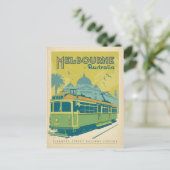 Melbourne, Australië - Trolley Briefkaart (Staand voorkant)