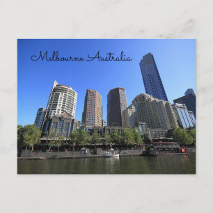 Melbourne Australië yarra rivier Briefkaart