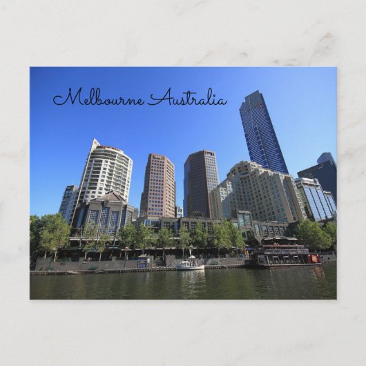 Melbourne Australië yarra rivier Briefkaart (Voorkant)