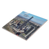 Melbourne, Australische foto van cityscape Tegeltje (Zijkant)