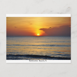 Melbourne Beach, Florida Sunrise Briefkaart