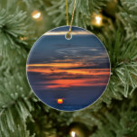Melbourne Beach Florida Sunrise Ceramic Ornament<br><div class="desc">Foto van Adriana Holmes</div>