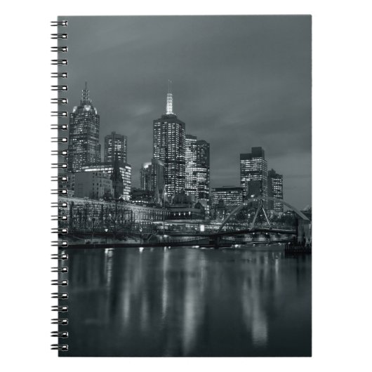 Melbourne bij nacht notitieboek (Voorkant)