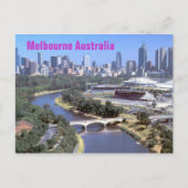 Melbourne briefkaart (Voorkant)