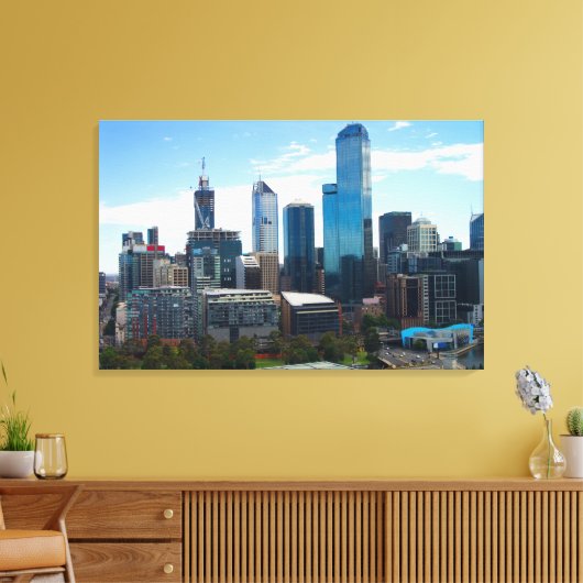 Melbourne Canvas Afdruk (Insitu (Woonkamer))