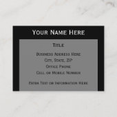 Melbourne CBD Queens Bridge City Lights Visitekaartje (Achterkant)