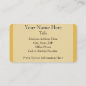 Melbourne CBD Queens Bridge City Lights Visitekaartje (Achterkant)