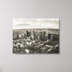 Melbourne City Canvas Afdruk