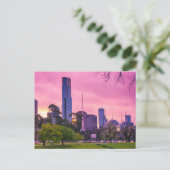 Melbourne City  in het Roze Briefkaart (Staand voorkant)