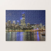 Melbourne City Over Yarra Legpuzzel (Horizontaal)