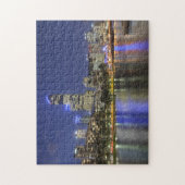 Melbourne City Over Yarra Legpuzzel (Verticaal)