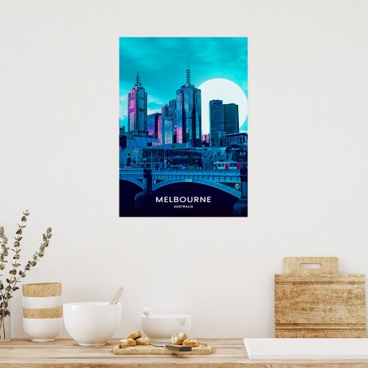 Melbourne City Poster (Keuken)
