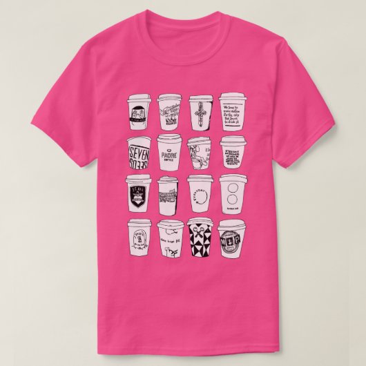 Melbourne Coffee T-shirt (Design voorkant)