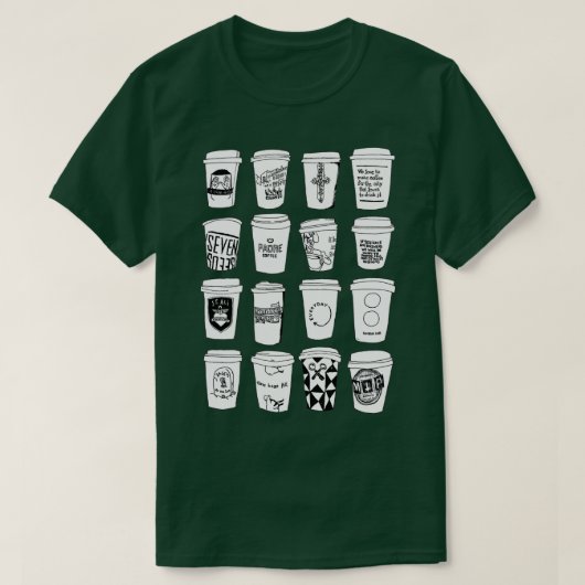 Melbourne Coffee T-shirt (Design voorkant)